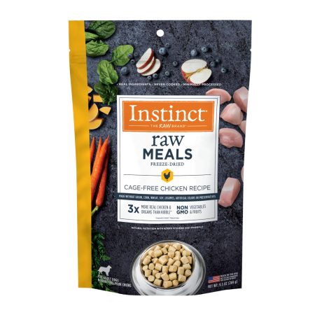 Instinct Raw Meals Cage-Free Chicken Freeze-Dried Dog Food - إنستينكت راو ميالس — للكلاب بنكهة الدجاج