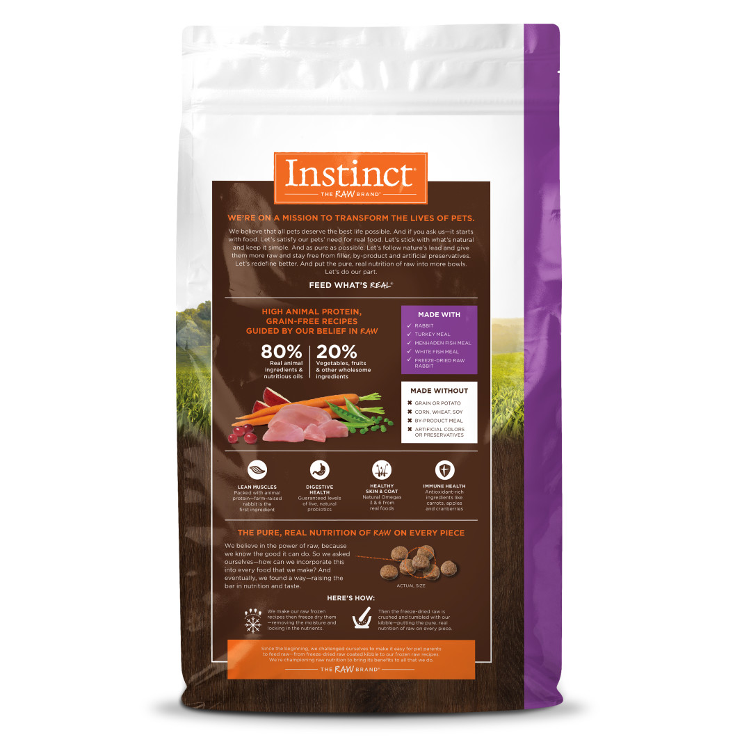 Instinct Original Real Rabbit Grain-Free Dry Cat Food - إنستينكت وريجينال ريال — للقطط طعام جاف بنكهة الأرنب خالٍ من الحبوب - Image 5