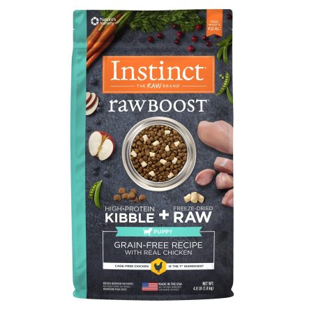 Instinct Raw Boost Real Chicken Dry Puppy Food - إنستينكت راو بوست — للكلاب طعام جاف بنكهة الدجاج الجِراء