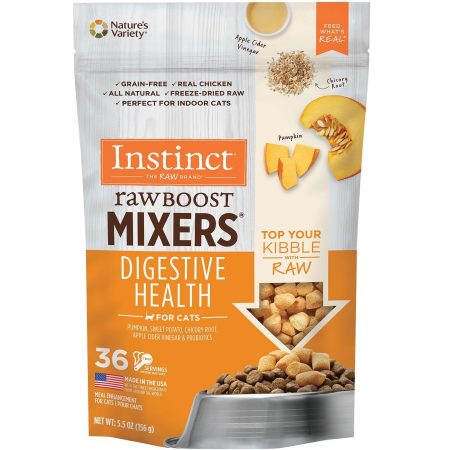 Instinct Raw Boost Mixers Digestive Health Freeze-Dried Cat Food Topper - إنستينكت راو بوست — للقطط