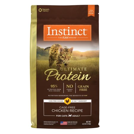 Instinct Ultimate Protein Chicken Grain-Free Dry Cat Food - إنستينكت ولتيماتي بروتين — للقطط طعام جاف بنكهة الدجاج خالٍ من الحبوب