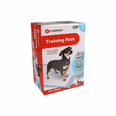 Flamingo Training Pads, Small (45 x 35cm) 100Pcs - فلامينجو تراينينج