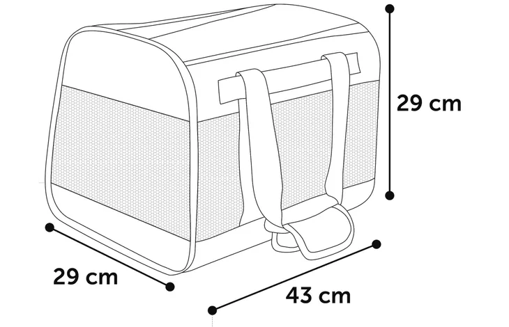 Flamingo Hakon Pet Carrier, Black - فلامينجو هاكون بيت - Image 4
