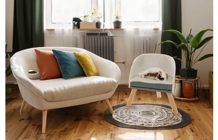 Flamingo Scandi Cat Sofa - فلامينجو سكاندي — للقطط طعام رطب - Image 4