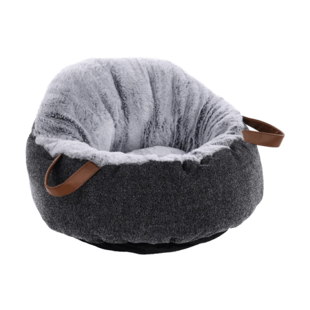 Flamingo Pofa Basket Cat Bed, Grey - فلامينجو بوفا باسكيت — للقطط