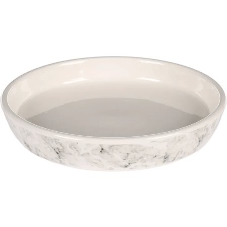 Flamingo Marmi Ceramic Cat Bowl, Gray - فلامينجو مارمي كيراميك — للقطط