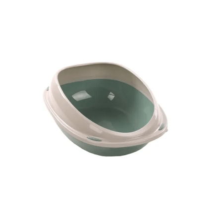 Flamingo Jota Cat Litter Box, Large (39.5 x 56.5 x 19.5cm) Green - فلامينجو جوتا — للقطط رمل قطط