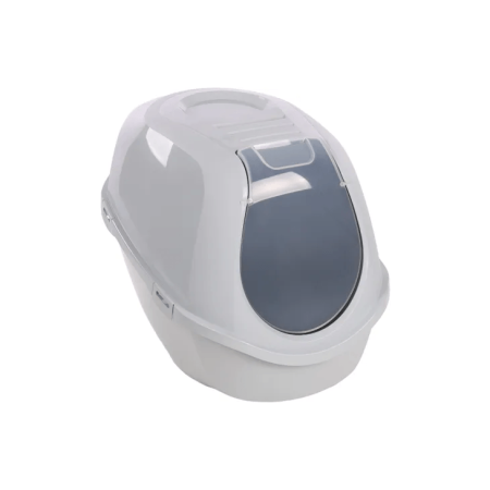 Flamingo Trini Cat Litter Box X-Large (46 x 67 x 49cm), Gray - فلامينجو تريني — للقطط رمل قطط