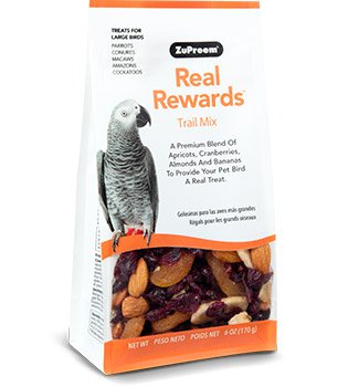 Zupreem Real Rewards Trial Mix for Large Birds 170g - زوبريم ريال ريواردس —، 170 جم