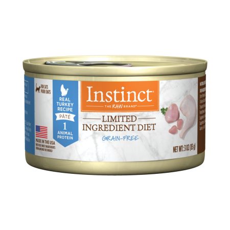 Instinct Limited Ingredient Diet Turkey Wet Cat Food, 85g - إنستينكت ليميتيد ينجريدينت — للقطط طعام رطب بنكهة الديك الرومي، 85 جم