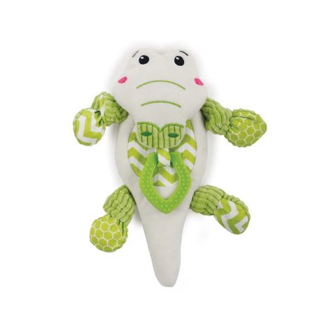 AFP Little Buddy Comforting Gator Dog Toy, Green - أفب ليتتلي بوددي — للكلاب