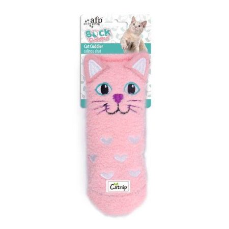 AFP Sock Cuddler Cat Toy - Pink - أفب سوك كوددلير — للقطط