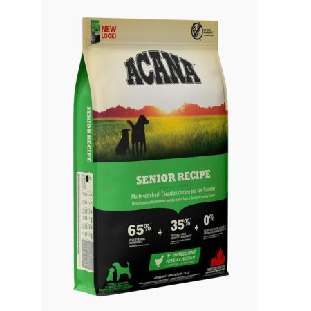 Acana Senior Recipe Dry Dog Food, 11.4 kg - أكانا — للكلاب طعام جاف الكبيرة، 11.4 كجم