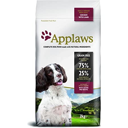 Applaws Chicken with Lamb Small And Medium Breed Dry Dog Food - أبلاوز تشيكين ويث — للكلاب طعام جاف بنكهة الدجاج