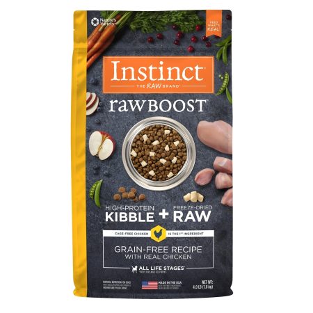 Instinct Raw Boost Real Chicken Dry Dog Food - إنستينكت راو بوست — للكلاب طعام جاف بنكهة الدجاج