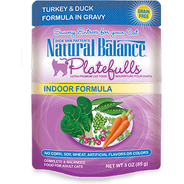 Natural Balance Platefulls Turkey And Duck, 85g - ناتورال بالانكي بلاتيفوللس — بنكهة البط، 85 جم