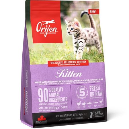 Orijen Dry Kitten Food, 1.8 kg - أوريجن — للقطط طعام جاف القطط الصغيرة، 1.8 كجم