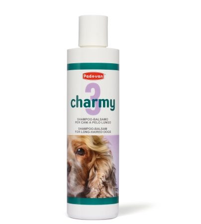 Padovan Shampoo-balsam for long-haired dogs Charmy 3, 250ml - بادوفان — للكلاب، 250 مل