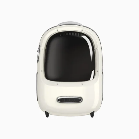 PetKit Retro Smart Pet Backpack 2, Cream - بيتكيت ريترو سمارت