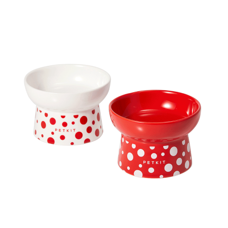 PetKit Polka Dot Ceramic Bowl - بيتكيت بولكا دوت