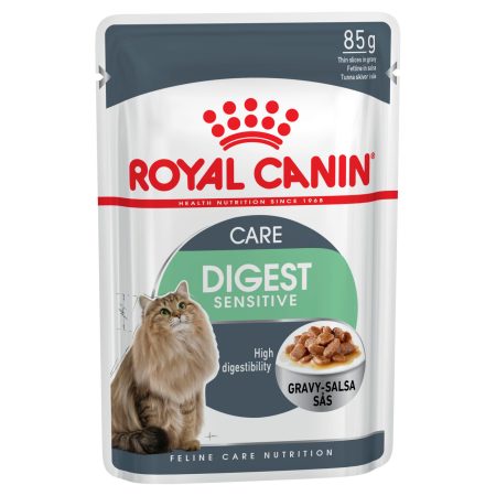Royal Canin Digest Sensitive Wet Cat Food, 85 g - رويال كانين ديجيست — للقطط طعام رطب للمعدة الحساسة، 85 جم