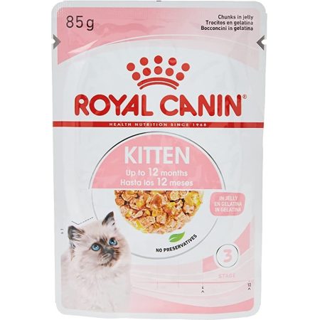Royal Canin Wet Kitten Food, 85 g - رويال كانين — للقطط طعام رطب القطط الصغيرة، 85 جم