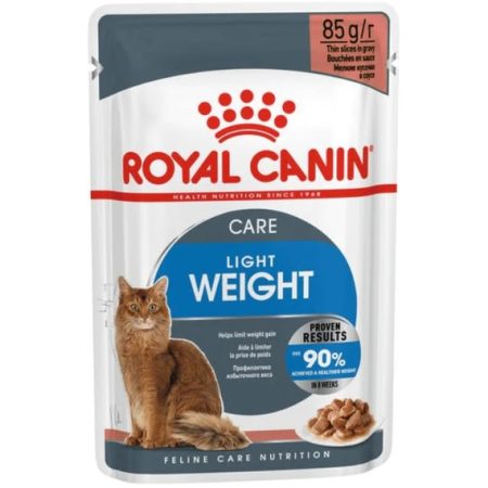 Royal Canin Ultra Light Wet Cat Food, 85 g - رويال كانين أولترا — للقطط طعام رطب، 85 جم