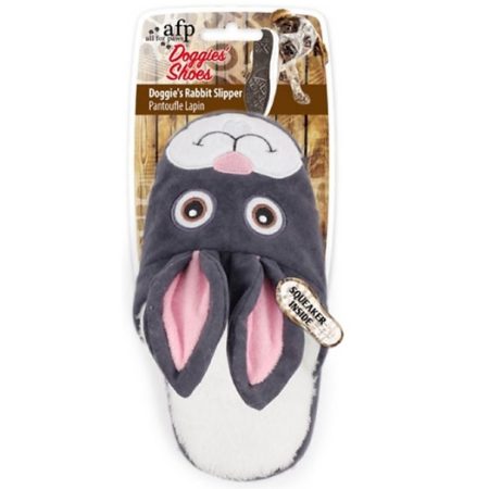 AFP Doggies' Shoes Rabbit Slipper - أفب دوججيس شويس — للكلاب بنكهة الأرنب
