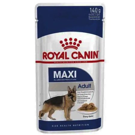 Royal Canin Maxi Adult Wet Dog Food, 140g - رويال كانين ماكسي — للكلاب طعام رطب البالغة، 140 جم