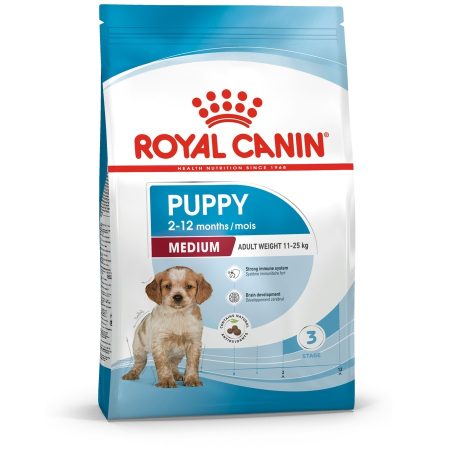 Royal Canin Medium Breed Dry Puppy Food - رويال كانين ميديوم — للكلاب طعام جاف الجِراء