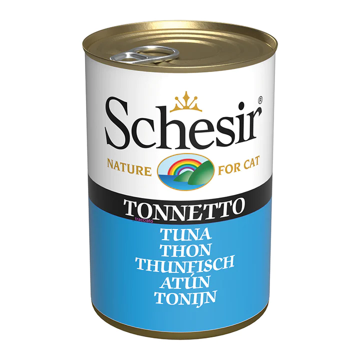 Schesir Tuna Wet Cat Food, 140g - شيسير تونا — للقطط طعام رطب بنكهة التونة، 140 جم