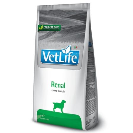 Farmina VetLife Renal Dry Dog Food, 2 kg - فارمينا فيتليفي رينال — للكلاب طعام جاف دعم الكلى، 2 كجم