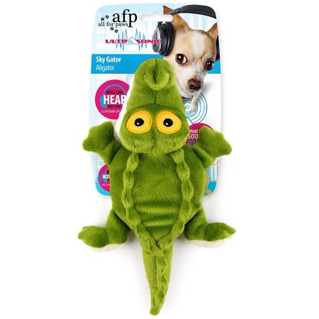 AFP Ultrasonic Rave Alligator Plush Dog Toy - أفب ولتراسونيك رافي — للكلاب