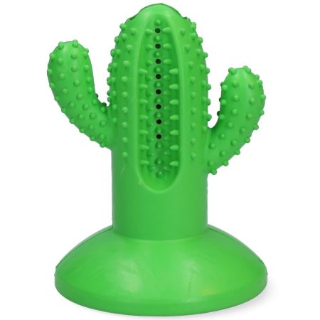 AFP Dental Chews Cactus Rubber Green Dog Toy, Green - أفب دينتال تشيوس — للكلاب مكافآت