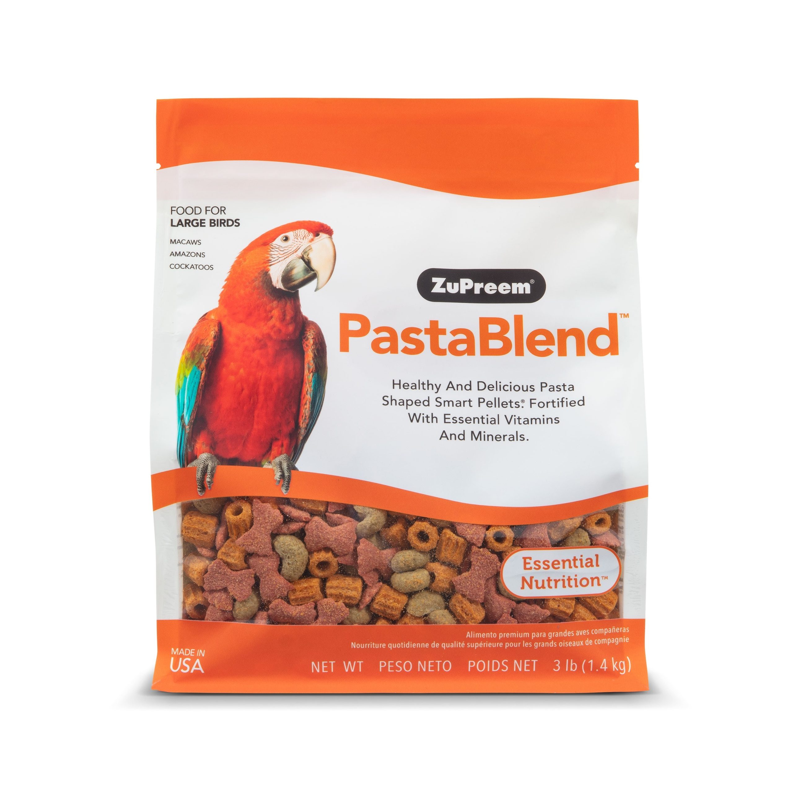 Zupreem PastaBlend for Large Birds, 3lb - زوبريم باستابليند فور