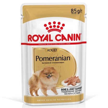 Royal Canin Pomeranian Adult Wet Dog Food, 85g - رويال كانين بوميرانيان — للكلاب طعام رطب البالغة، 85 جم
