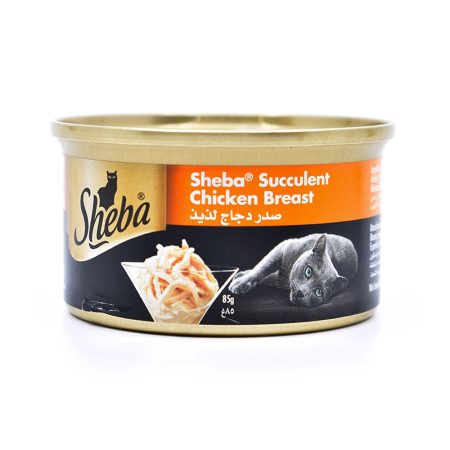 Sheba Succulent Chicken Breast Wet Cat Food, 85g - شيبا سوككولينت تشيكين — للقطط طعام رطب بنكهة الدجاج، 85 جم
