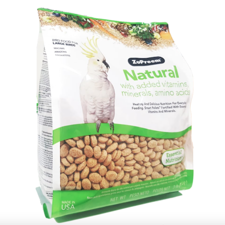 Zupreem Natural Avion Diet for Macaws, Cockatoos, Amazons, 3lb - زوبريم ناتورال افيون