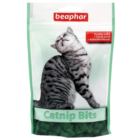 Beaphar Catnip Bits Cat Treat, 150g - بيبفار كاتنيب بيتس — للقطط مكافآت، 150 جم