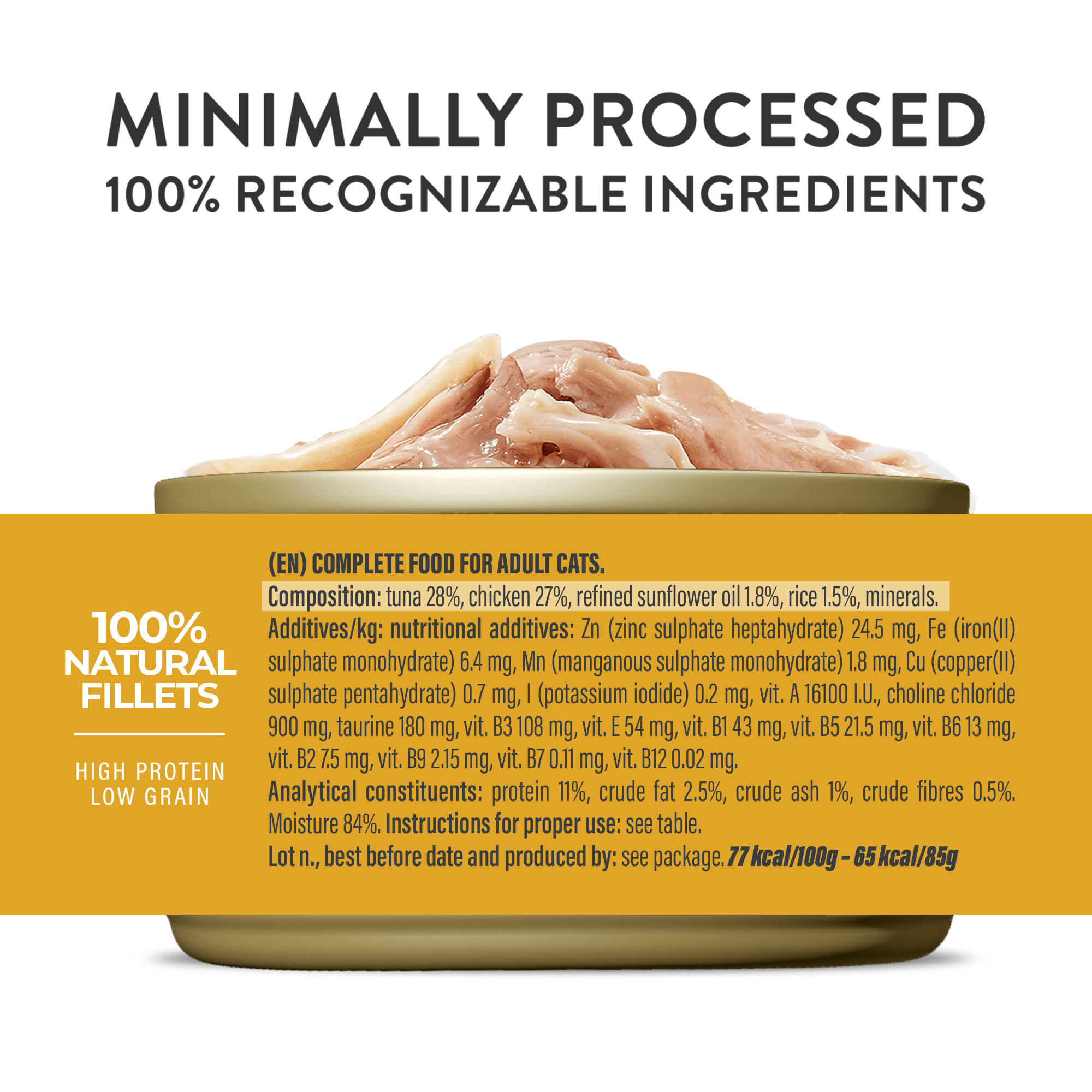 Schesir Complete Nutrition Tuna with Chicken in Broth Wet Cat Food, 85g - شيسير كومبليتي نوتريشن — للقطط طعام رطب بنكهة الدجاج، 85 جم - Image 7