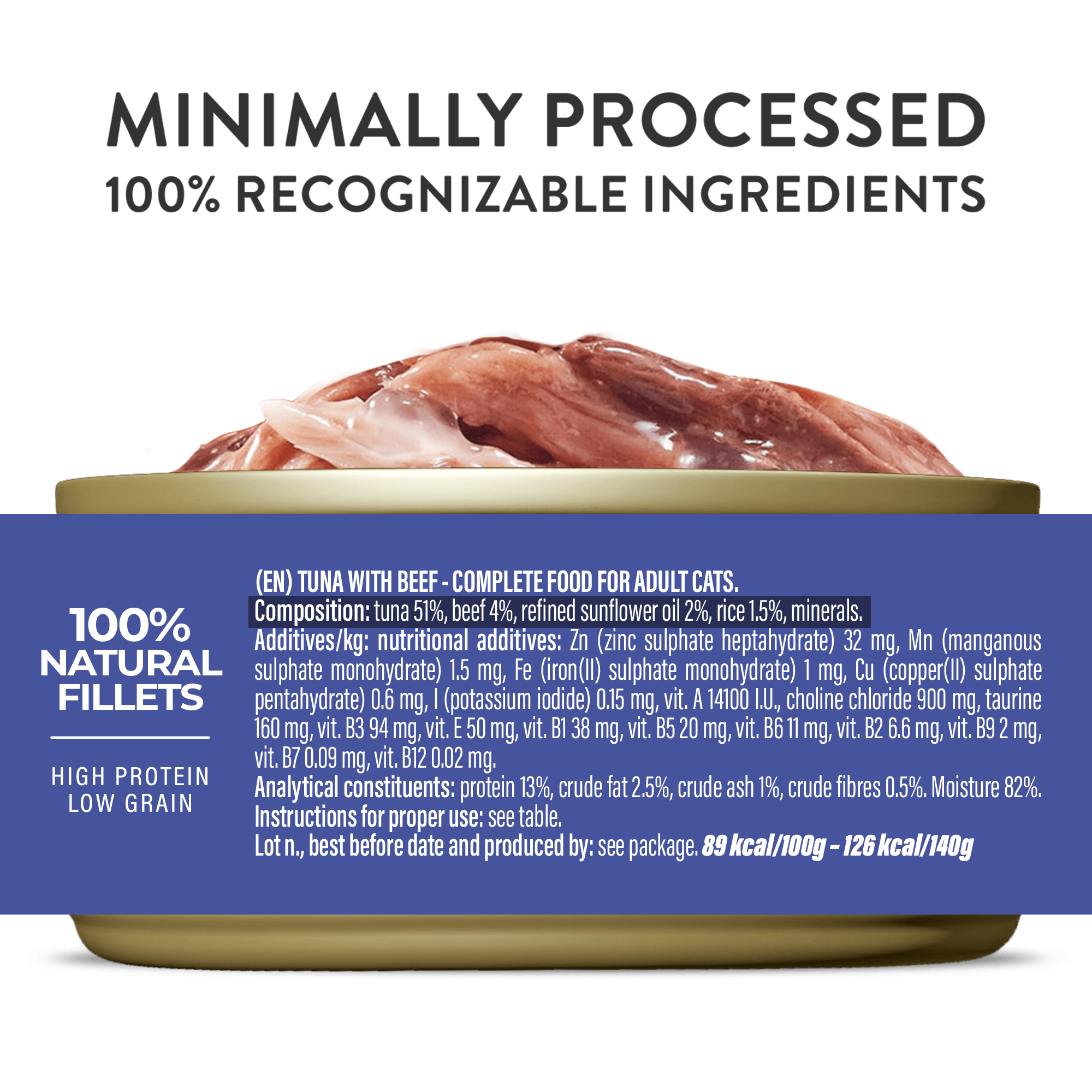 Schesir Complete Nutrition Tuna with Beef in Jelly Wet Cat Food, 140g - شيسير كومبليتي نوتريشن — للقطط طعام رطب بنكهة التونة، 140 جم - Image 6