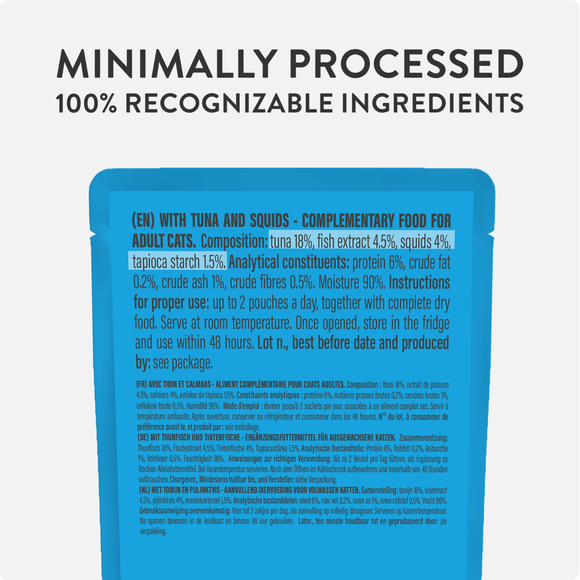 Schesir Soup Tuna with Squid Wet Cat Food, 40g - شيسير سوب تونا — للقطط طعام رطب بنكهة التونة، 40 جم - Image 8