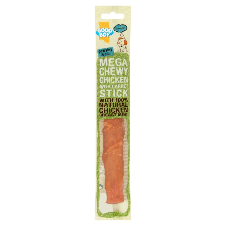 Good Boy Mega Chicken Carrot, Dog Treat, 100g - جود بوي ميجا — للكلاب مكافآت بنكهة الدجاج، 100 جم