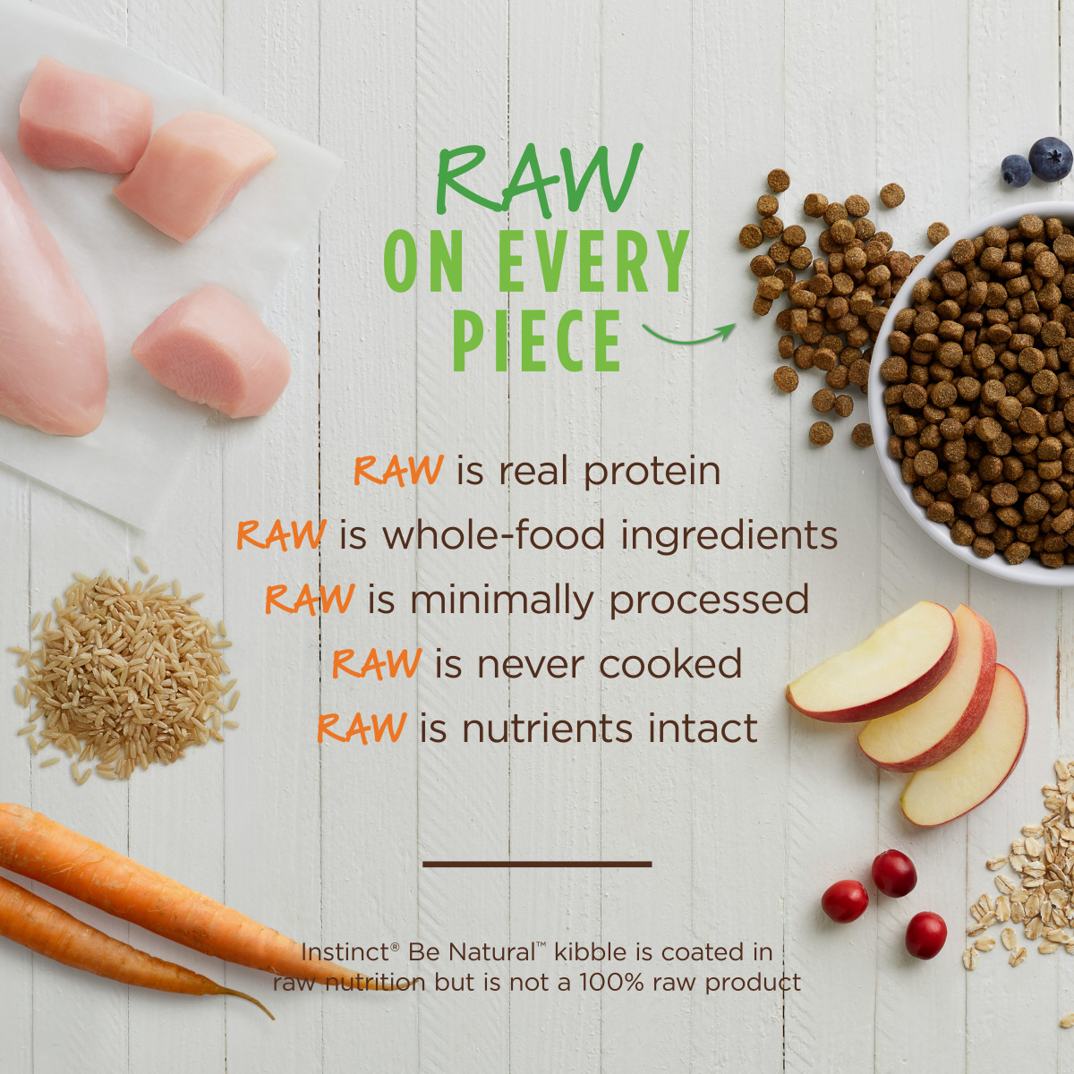 Instinct Be Natural Real Chicken & Brown Rice Dry Dog Food - إنستينكت بي ناتورال — للكلاب طعام جاف بنكهة الدجاج - Image 5