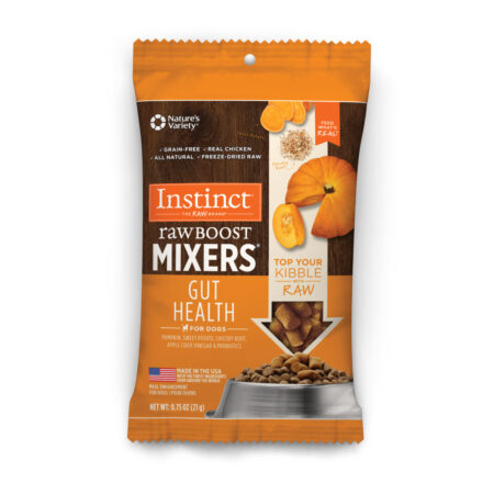 Instinct Raw Boost Mixers Gut Health Freeze-Dried Dog Food Topper - إنستينكت راو بوست — للكلاب