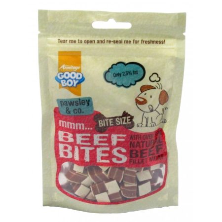 Good Boy Deli Bites Beef Dog Treat, 65g - جود بوي ديلي — للكلاب مكافآت بنكهة اللحم البقري، 65 جم