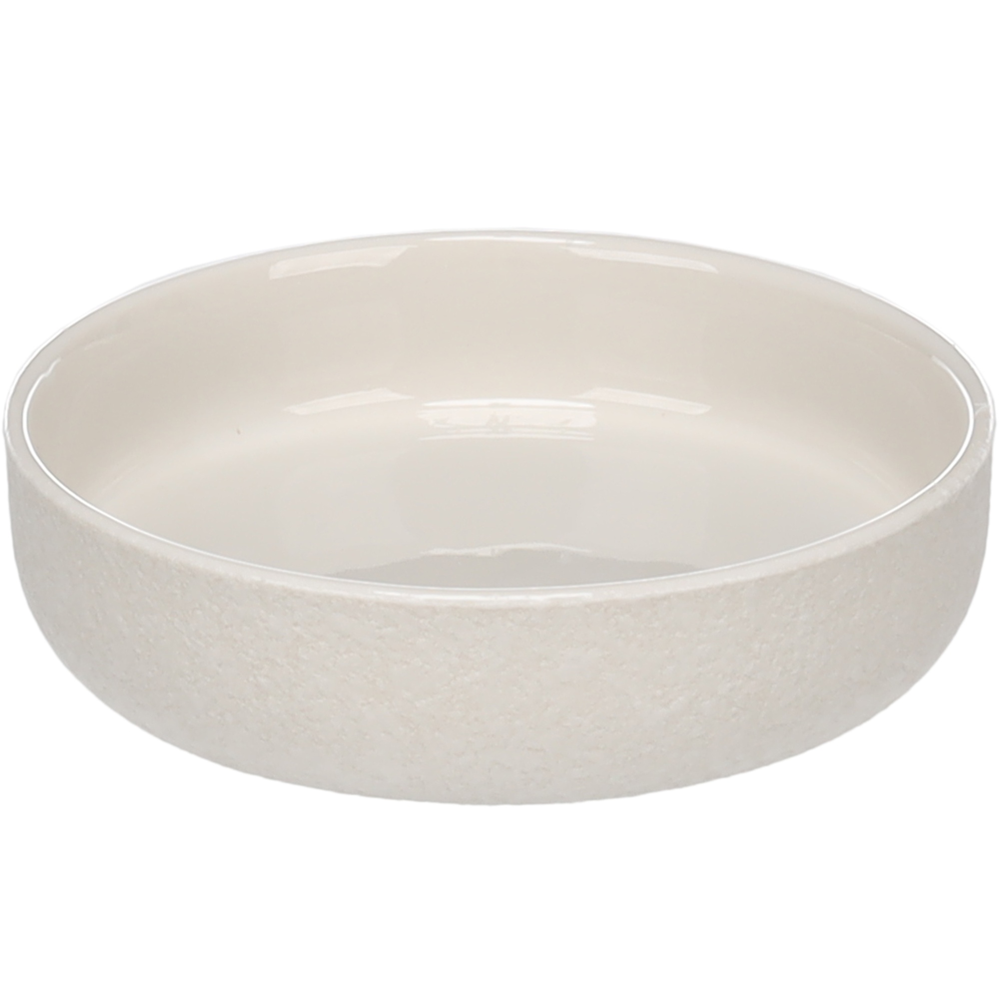 Flamingo Eram Ceramic Cat Bowl, White - فلامينجو يرام كيراميك — للقطط