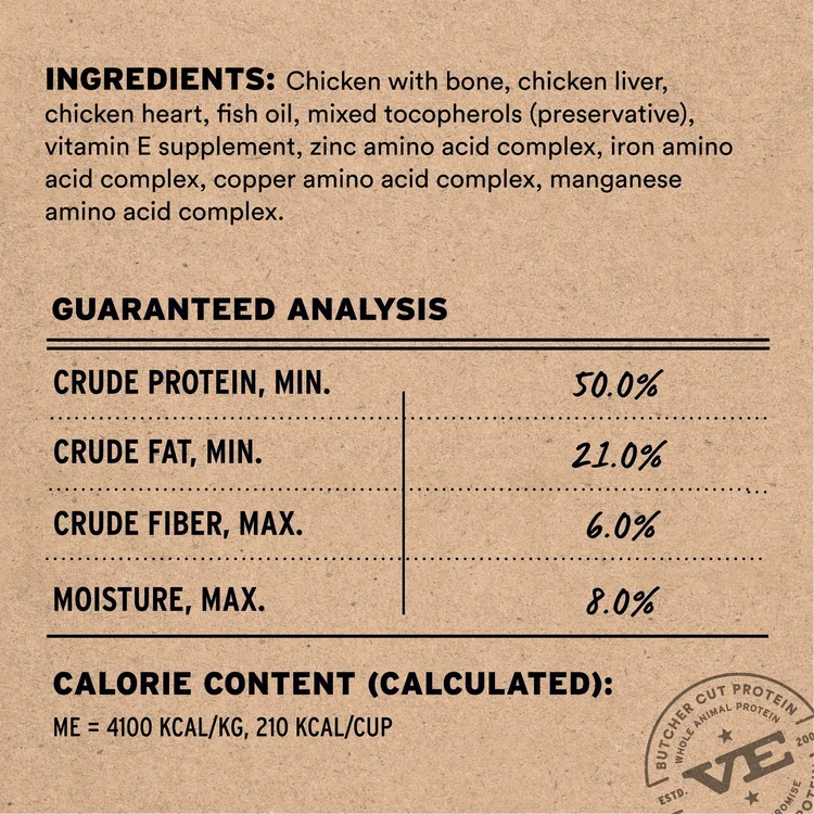 Vital Essentials Chicken Crunchy Mini Nibs Dry Dog Food, 5.5 oz - فيتال يسسينتيالس تشيكين — للكلاب طعام جاف بنكهة الدجاج - Image 5
