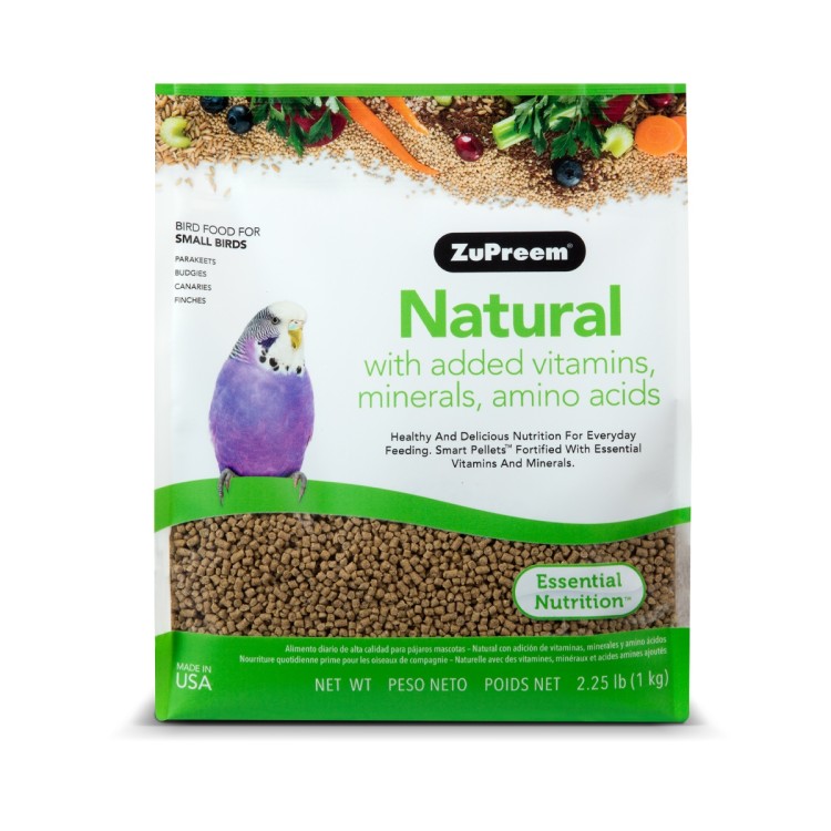 Zupreem Natural Avian for Parakeets, Canaries, Budgie 2.25lb - زوبريم ناتورال افيان — طعام رطب