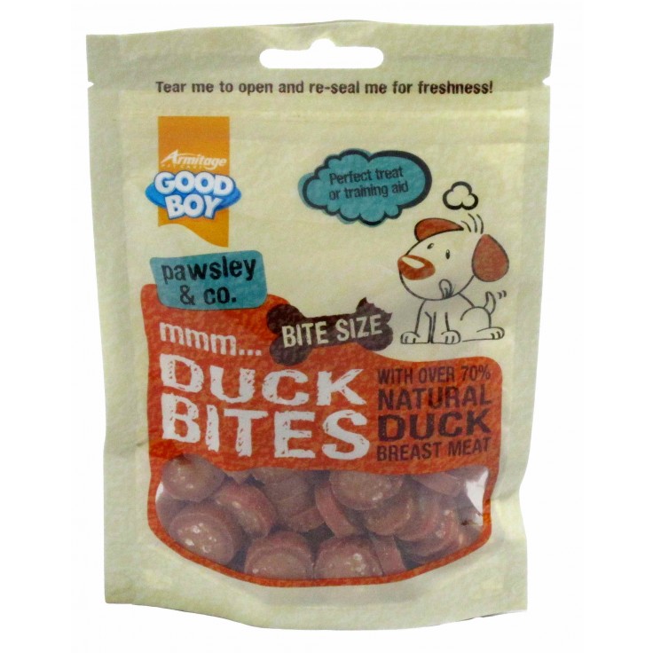 Good Boy Deli Bites Duck Dog Treat, 65g - جود بوي ديلي — للكلاب مكافآت بنكهة البط، 65 جم - Image 2